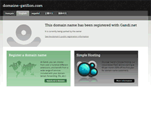 Tablet Screenshot of domaine-gatillon.com